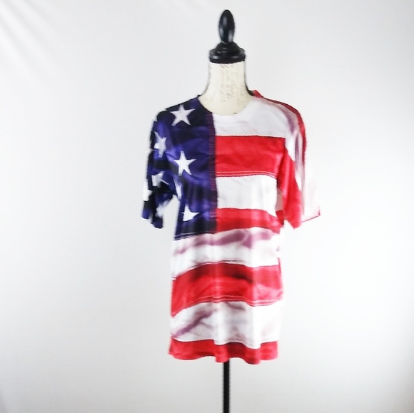 Get A Life Other - Mens American Flag Size M